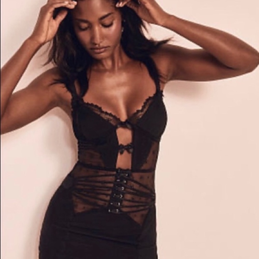 For love and lemons Dahlia pleated slip dress